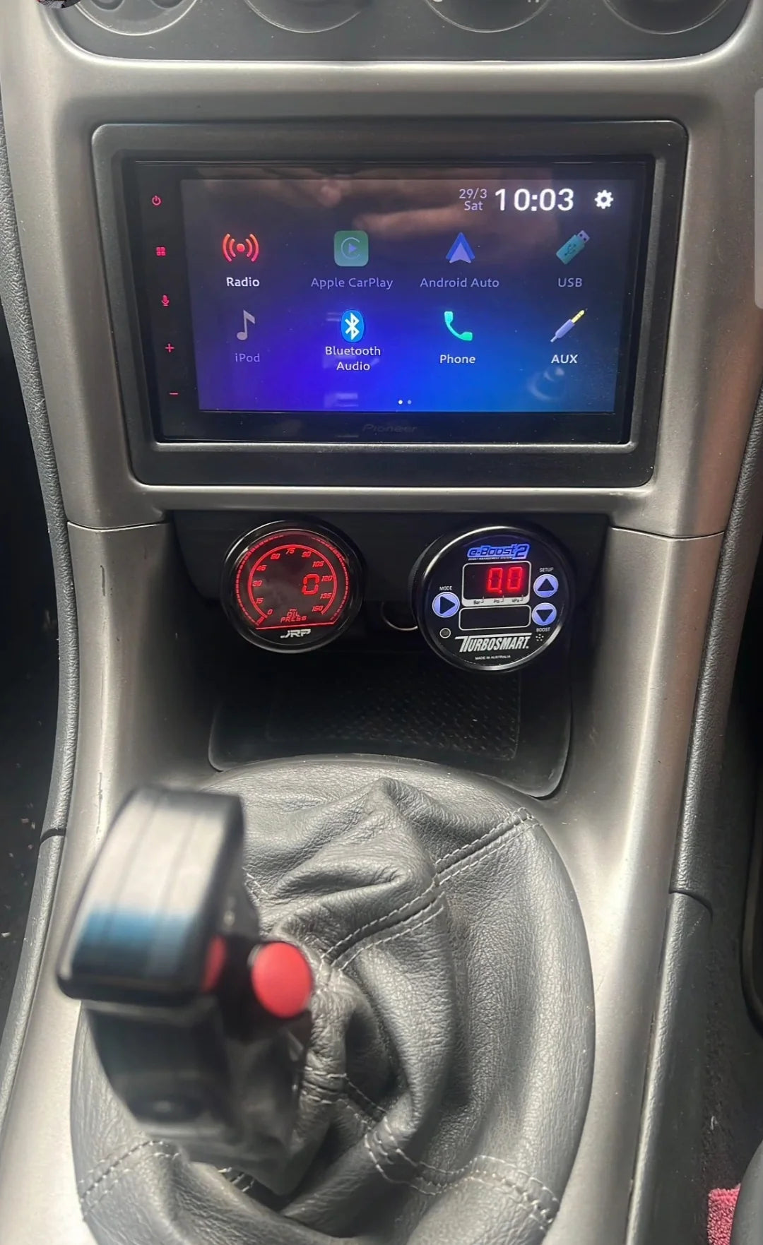 Fused Motorsport Holden VT-VX Commodore HSV Centre Console Dual Gauge Pod Suit 60mm Turbosmart eBoost2 & 2 2/16" (52mm) Gauge