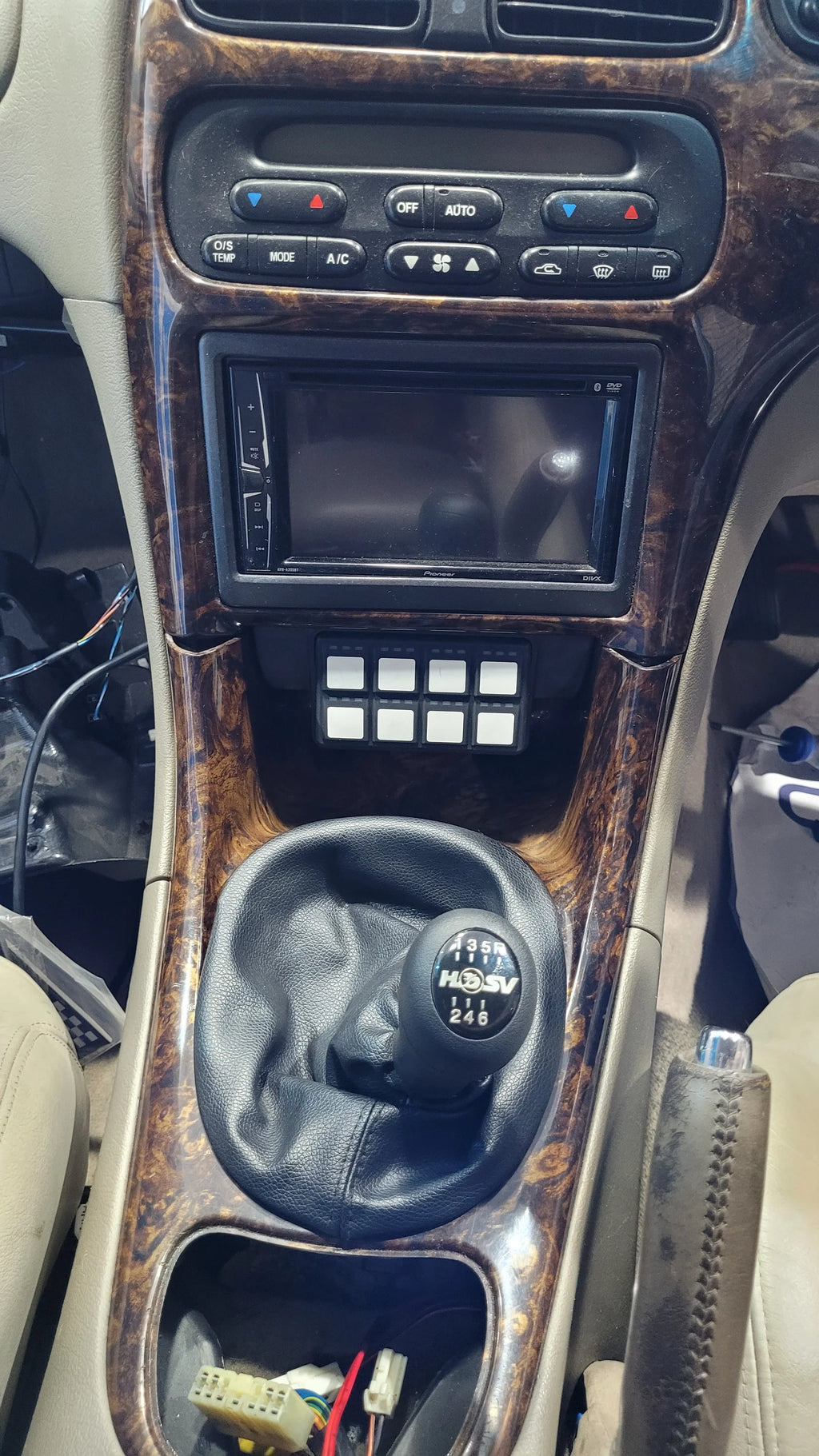 Fused Motorsport Holden VT-VX Commodore HSV Keypad Mount Suit Haltech CAN Keypad 8 Button