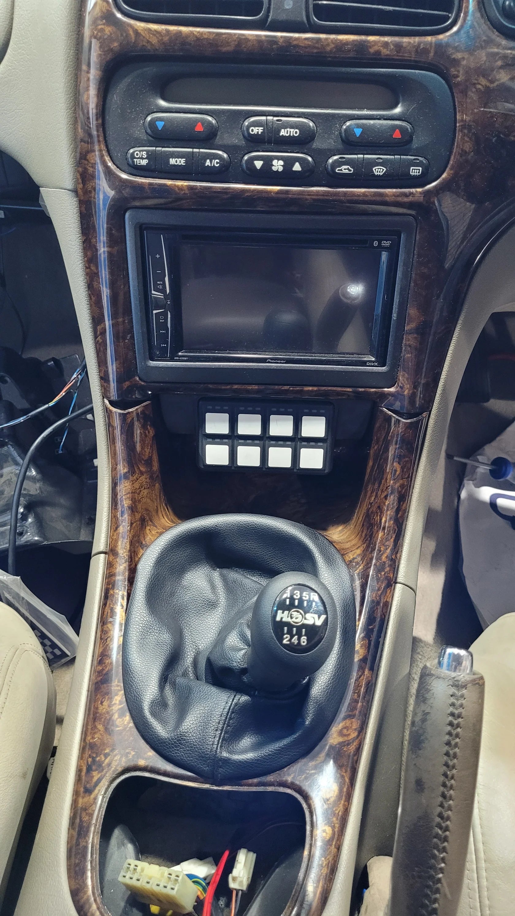 Fused Motorsport Holden VT-VX Commodore HSV Keypad Mount Suit Haltech CAN Keypad 8 Button
