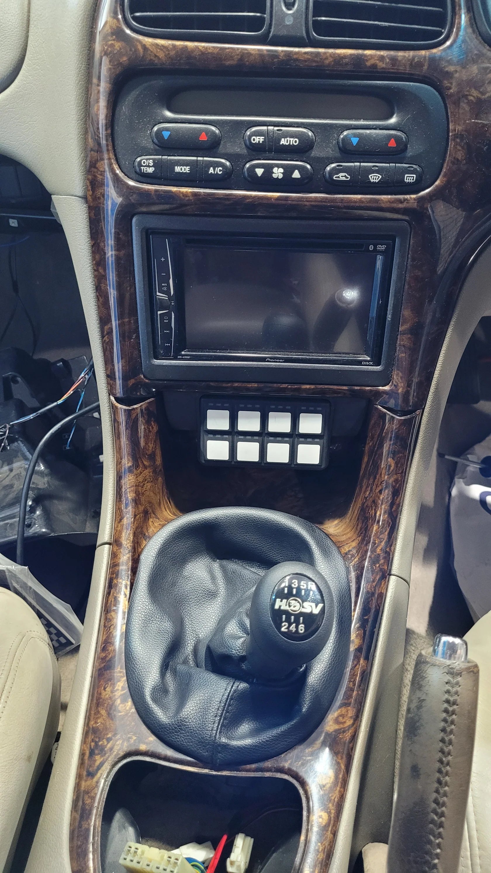 Fused Motorsport Holden VT-VX Commodore HSV Keypad Mount Suit Haltech CAN Keypad 8 Button