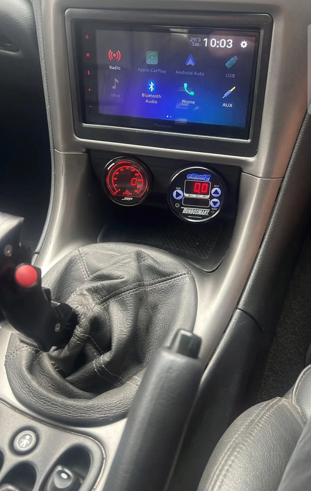 Fused Motorsport Holden VT-VX Commodore HSV Centre Console Dual Gauge Pod Suit 60mm Turbosmart eBoost2 & 2 2/16" (52mm) Gauge