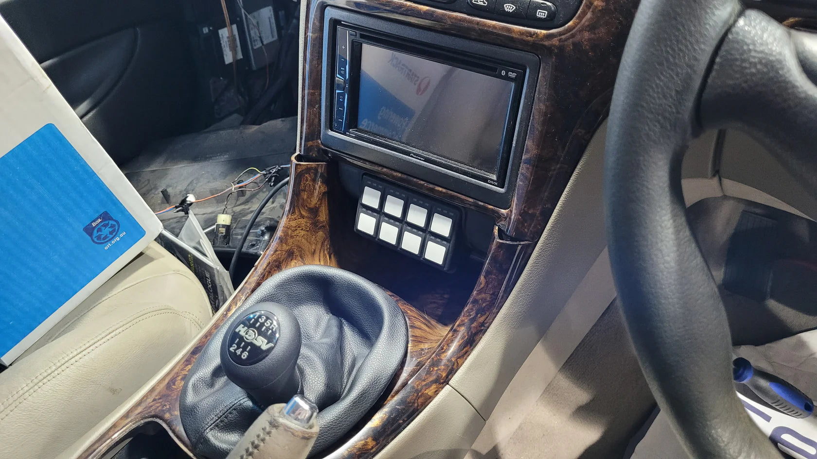 Fused Motorsport Holden VT-VX Commodore HSV Keypad Mount Suit Haltech CAN Keypad 8 Button