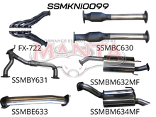 Load image into Gallery viewer, Manta Full Exhaust System Suit Nissan Patrol Y62 Series 1, 2, 3, 4 &amp; 5 – 5.6L V8 Petrol Wagon