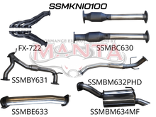 Load image into Gallery viewer, Manta Full Exhaust System Suit Nissan Patrol Y62 Series 1, 2, 3, 4 &amp; 5 – 5.6L V8 Petrol Wagon