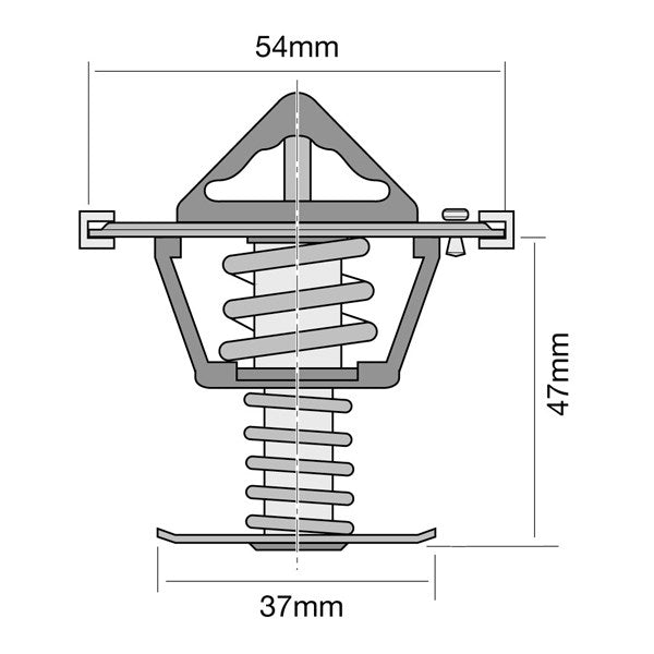 GM / Holden LS 160° High Flow Thermostat Suit LS1, LS2 (Early) Engines