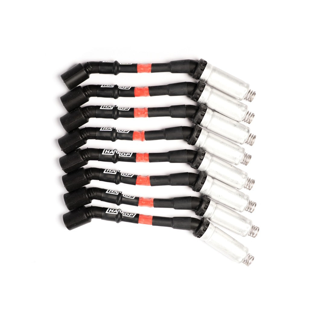 Harrop LS Ignition Lead Set, 45 Degree Ends, 9mm Ultra Low Resistance Lead