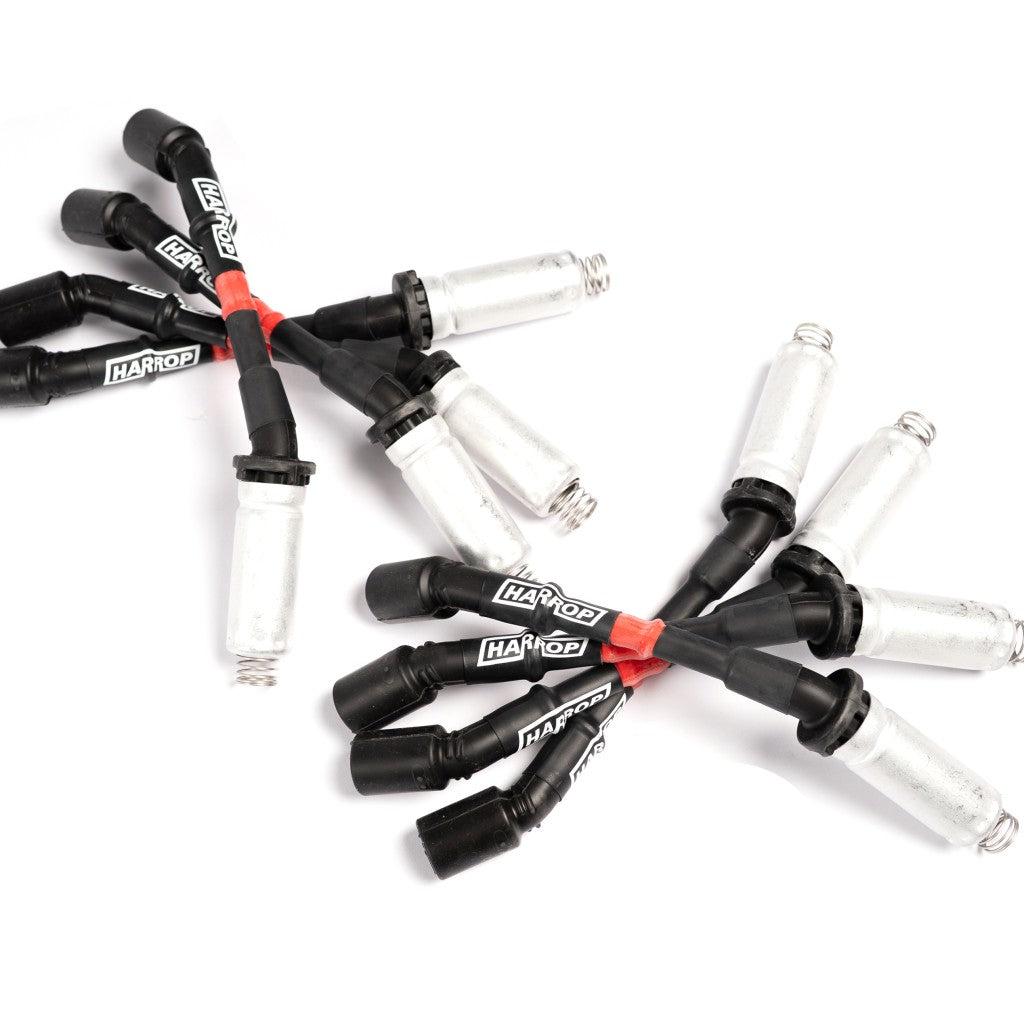 Harrop LS Ignition Lead Set, 45 Degree Ends, 9mm Ultra Low Resistance Lead